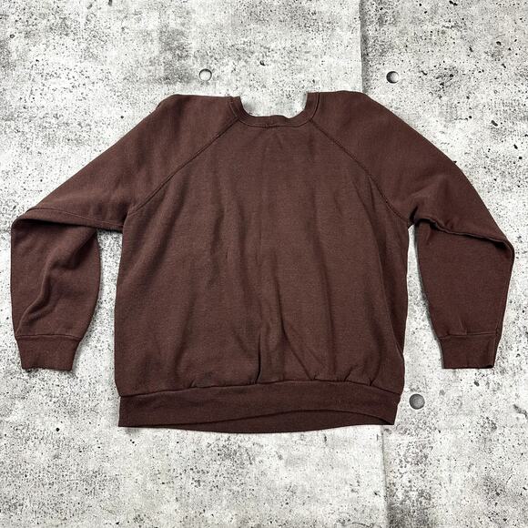 Vintage Cleveland Browns 80s Raglan Sweatshirt Medium/Small - Picture 7 of 7